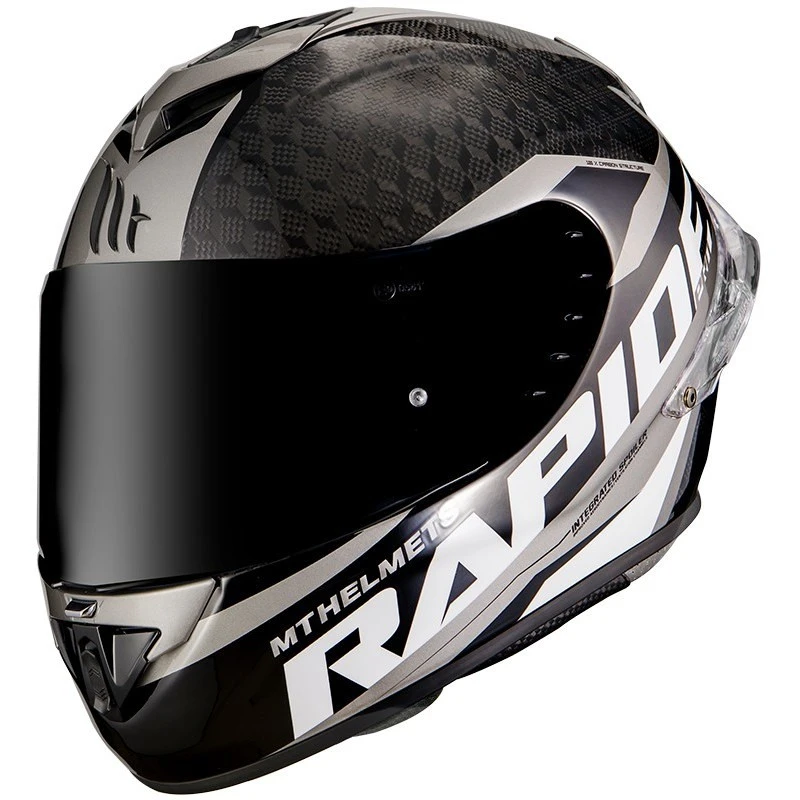 Casque de moto intégral en MT Casques Fibre RAPIDE PRO CARBON C2 Glossy Grey MT Helmets Casque De Moto Intégral En MT Casques Fibre RAPIDE PRO CARBON C2 Glossy Grey -MT Helmets Sales 2024 casque de moto integral en mt casques fibre rapide pro carbon c2 glossy grey 135637