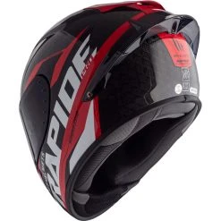 MT Helmets Casque De Moto Intégral En MT Casques Fibre RAPIDE PRO CARBON C5 Noir Rouge Brillant -MT Helmets Sales 2024 casque de moto integral en mt casques fibre rapide pro carbon c5 noir rouge brillant 141128