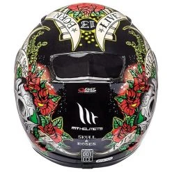 MT Helmets Casque De Moto Intégral MT Casques Revenge Skull & Roses Noir Rouge 5 MT Helmets Casque De Moto Intégral MT Casques Revenge Skull & Roses Noir Rouge -MT Helmets Sales 2024 casque de moto integral mt casques revenge skull roses noir rouge 70945