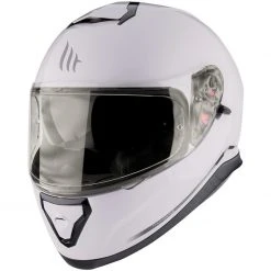 MT Helmets Casque De Moto Intégral MT Casques Thunder3 SV Solid Glossy White