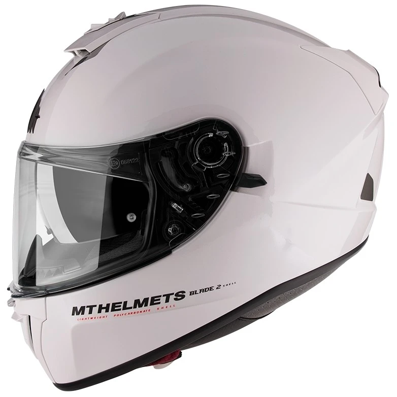 Casque De Moto Intégral MT Helmets Blade 2 Evo Double Visor Glossy White 3 Casque De Moto Intégral MT Helmets Blade 2 Evo Double Visor Glossy White