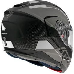 MT Helmets Casque De Moto Modulaire Approuvé P / J Mt Casque ATOM QUARK A0 Noir Blanc Brillant -MT Helmets Sales 2024 casque de moto modulaire approuve p j mt casque atom quark a0 noir blanc brillant 102701