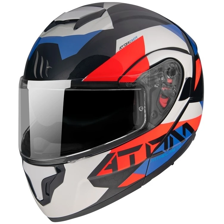 Casque de moto modulaire approuvé P / J Mt casque ATOM sv W17 A7 blanc bleu rouge brillant MT Helmets Casque De Moto Modulaire Approuvé P / J Mt Casque ATOM Sv W17 A7 Blanc Bleu Rouge Brillant -MT Helmets Sales 2024 casque de moto modulaire approuve p j mt casque atom sv w17 a7 blanc bleu rouge brillant 122796