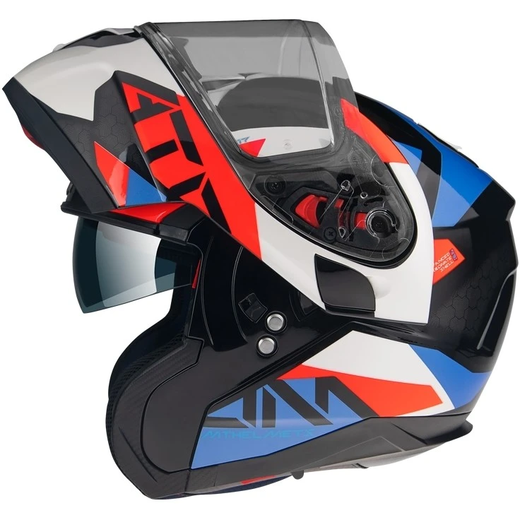 Casque de moto modulaire approuvé P / J Mt casque ATOM sv W17 A7 blanc bleu rouge brillant MT Helmets Casque De Moto Modulaire Approuvé P / J Mt Casque ATOM Sv W17 A7 Blanc Bleu Rouge Brillant -MT Helmets Sales 2024 casque de moto modulaire approuve p j mt casque atom sv w17 a7 blanc bleu rouge brillant 126824