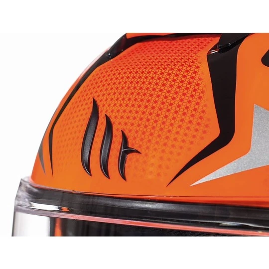 MT Helmets Casque De Moto Modulaire MT Casques ATOM Sv Divergence G1 Orange Fluo 8 MT Helmets Casque De Moto Modulaire MT Casques ATOM Sv Divergence G1 Orange Fluo – Image 6