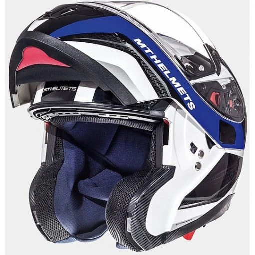 MT Helmets Casque De Moto Modulaire MT Casques ATOM Sv Tarmac Noir Blanc Bleu -MT Helmets Sales 2024 casque de moto modulaire mt casques atom sv tarmac noir blanc bleu 56134