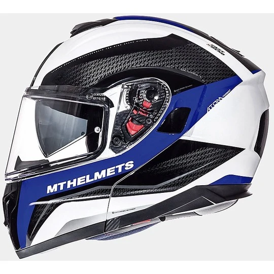 Casque de moto modulaire MT Casques ATOM sv Tarmac Noir Blanc Bleu MT Helmets Casque De Moto Modulaire MT Casques ATOM Sv Tarmac Noir Blanc Bleu -MT Helmets Sales 2024 casque de moto modulaire mt casques atom sv tarmac noir blanc bleu 56135