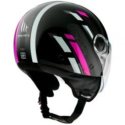 MT Helmets Casque Demi-Jet Mt Helmet Street SCOPE D8 Noir Rose Fluo -MT Helmets Sales 2024 casque demi jet mt helmet street scope d8 noir rose fluo 125436