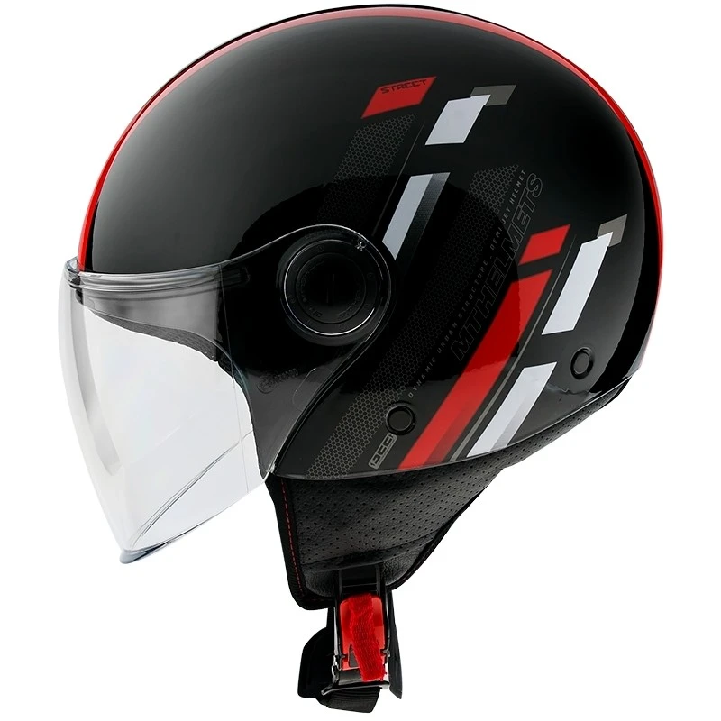 MT Helmets Casque Moto Demi-Jet Mt Helmet Street SCOPE D5 Glossy Red 5 MT Helmets Casque Moto Demi-Jet Mt Helmet Street SCOPE D5 Glossy Red – Image 3