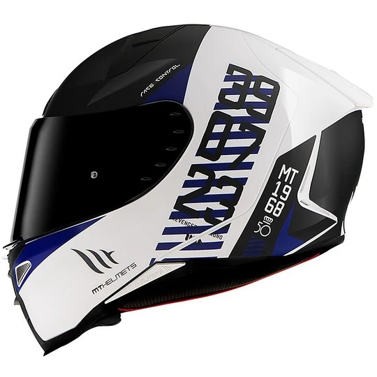 Casque moto intégral Mt Helmet REVENGE 2 CHRONO A7 Blanc Matt Blue MT Helmets Casque Moto Intégral Mt Helmet REVENGE 2 CHRONO A7 Blanc Matt Blue -MT Helmets Sales 2024 casque moto integral mt helmet revenge 2 chrono a7 blanc matt blue 92869
