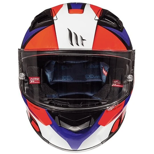 Casque Moto Intégral MT Helmets KRE En Fibre G2 LookOut Red Fluo 5 Casque Moto Intégral MT Helmets KRE En Fibre G2 LookOut Red Fluo – Image 3