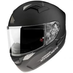 Casque Moto Intégral MT Helmets KRE SV En Fibre Double Visor Matt Black