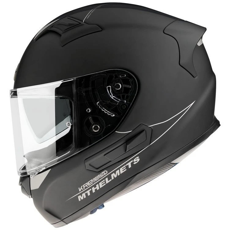Casque Moto Intégral MT Helmets KRE SV En Fibre Double Visor Matt Black 4 Casque Moto Intégral MT Helmets KRE SV En Fibre Double Visor Matt Black – Image 2