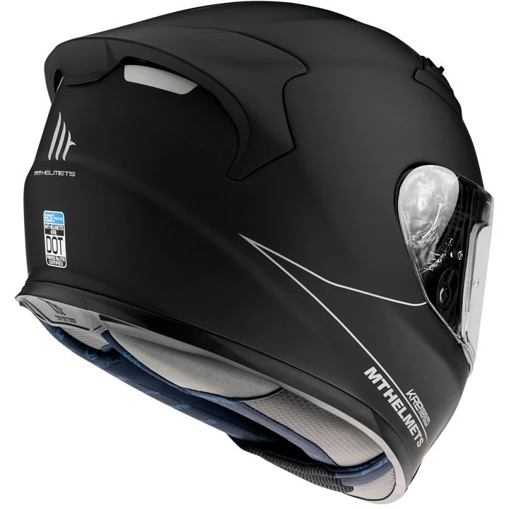 Casque Moto Intégral MT Helmets KRE SV En Fibre Double Visor Matt Black 5 Casque Moto Intégral MT Helmets KRE SV En Fibre Double Visor Matt Black – Image 3
