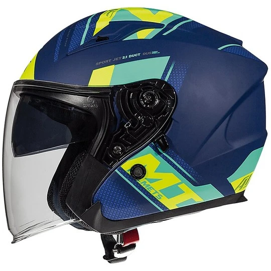 MT Helmets Casque Moto Jet Double Visor MT Casques AVENUE SV SIDEWAY J3 Bleu Mat Jaune 3 MT Helmets Casque Moto Jet Double Visor MT Casques AVENUE SV SIDEWAY J3 Bleu Mat Jaune
