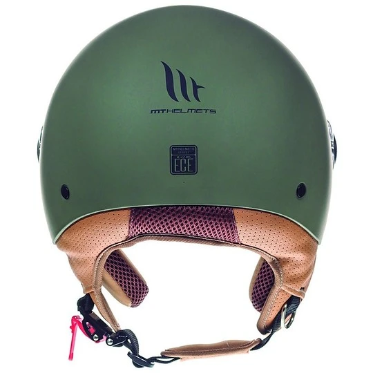 MT Helmets Casque Moto Jet MT Casques STREET A6 Solid Matt Green 6 MT Helmets Casque Moto Jet MT Casques STREET A6 Solid Matt Green – Image 5