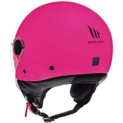 MT Helmets Casque Moto Jet MT Casques STREET Solid A8 Glossy Pink -MT Helmets Sales 2024 casque moto jet mt casques street solid a8 glossy pink 125439
