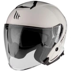 MT Helmets Casque Moto Jet MT Casques Thunder3 SV Jet Solid Glossy White