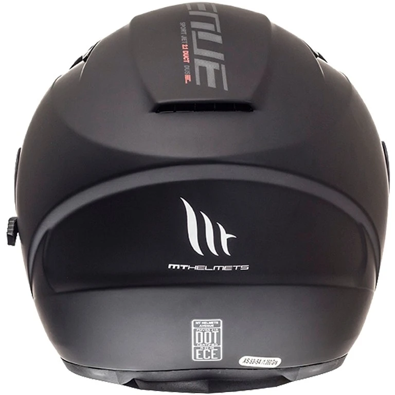 Casque Moto Jet MT Helmets Avenue SV Solid Matt Black 4 Casque Moto Jet MT Helmets Avenue SV Solid Matt Black – Image 2