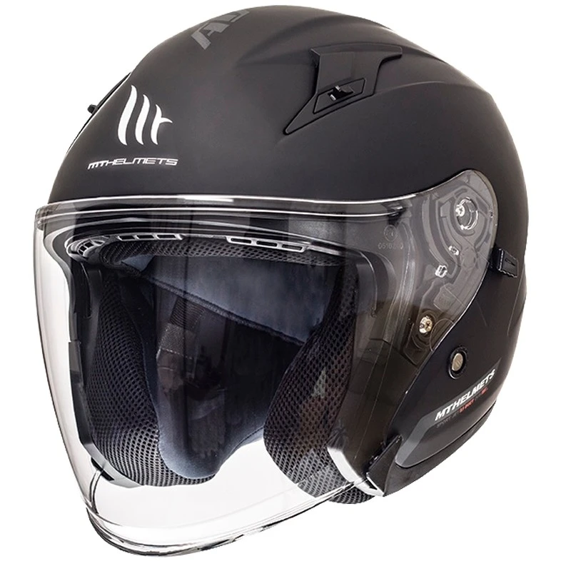 Casque Moto Jet MT Helmets Avenue SV Solid Matt Black 3 Casque Moto Jet MT Helmets Avenue SV Solid Matt Black