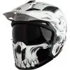 MT Helmets Casque Moto Mt Casque STREETFIGHTER Sv DARKNESS A1 Noir Brillant Blanc