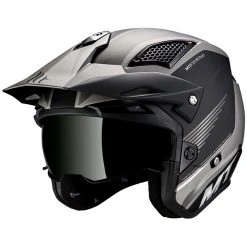 MT Helmets Casque Moto Trial MT Casques DISTRICT Post B2 Matt Grey