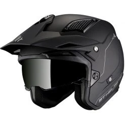 MT Helmets Casque Moto Trial MT Casques DISTRICT Solid A1 Matt Black