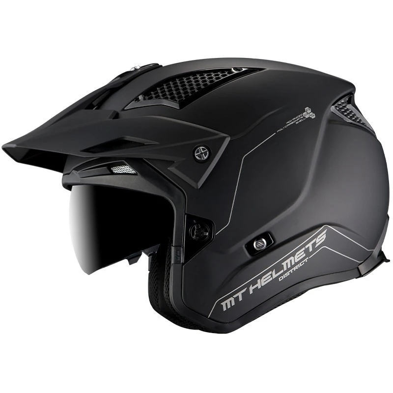 Casque Moto Trial MT Casques DISTRICT Solid A1 Matt Black MT Helmets Casque Moto Trial MT Casques DISTRICT Solid A1 Matt Black -MT Helmets Sales 2024 casque moto trial mt casques district solid a1 matt black 102958