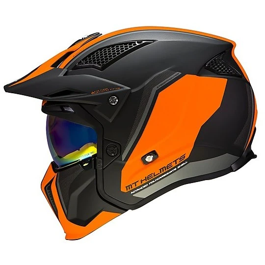 MT Helmets Casque Moto Trial Mt Helmet STREETFIGHTER Exrta Sv TWIN C4 Matt Orange Fluo 8 MT Helmets Casque Moto Trial Mt Helmet STREETFIGHTER Exrta Sv TWIN C4 Matt Orange Fluo – Image 6
