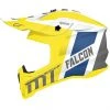 MT Helmets Casque MT Cross Cross Enduro FALCON Warrior A3 White Pearl Yellow