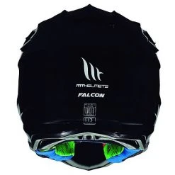 MT Helmets FALCON Solid A1 Cross Enduro Casque De Moto Glossy Black -MT Helmets Sales 2024 mt helmets falcon solid a1 cross enduro casque de moto glossy black 92628
